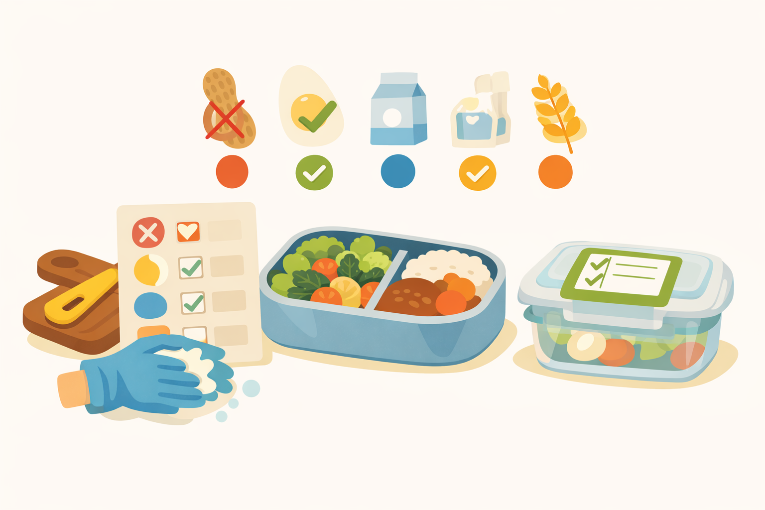 アレルゲン配慮と表示